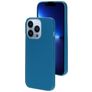 Mobiparts Coque iPhone 13 Pro Coque arrière en Silicone - Blueberry Blue