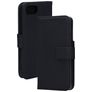 Mobiparts Housse iPhone 17e Etui en Cuir Véritable Porte-Monnaie - Noir