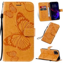 Mobigear Butterfly Housse iPhone 11 Etui Porte-Monnaie - Cognac