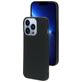 Mobiparts Coque iPhone 13 Pro Coque arrière en Silicone - Noir
