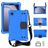 Mobigear HexStrap Samsung Galaxy Tab A9 (2023) EVA Coque arrière + Bandoulière - Bleu