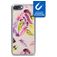 My Style Magneta Coque iPhone 7 Plus Coque arrière en TPU Souple - Feathers