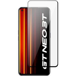 Mobigear Premium Realme GT Neo 3T Verre trempé Protection d'écran - Compatible Coque - Noir