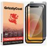 GrizzlyCoat Easy Fit AntiSpy iPhone 12 Verre trempé Protection d'écran Confidentialité - Compatible Coque + Cadre d'installation