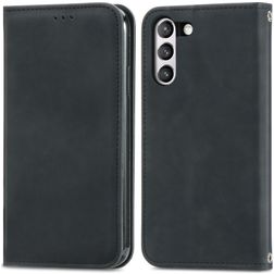 Mobigear Retro Slim Samsung Galaxy S21 FE Étui Portefeuille - Noir