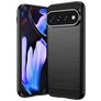 Mobigear Brushed Slim Coque Google Pixel 11 Pro XL Coque arrière en TPU Souple - Noir