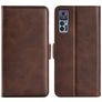 Mobigear Slim Magnet Housse TCL 30 Etui Porte-Monnaie - Marron