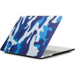 Mobigear Design MacBook Pro 14 Pouces (2021-2026) Coque - Sea Camauflage - Model A2442 / A2779 / A2918 / A2992 / A3401 / A3112 / A3434 / A3427 / A3426