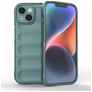 Mobigear Bumpy Coque iPhone 15 Coque arrière en TPU Souple - Vert