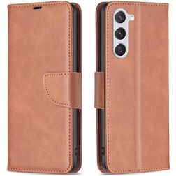 Mobigear Excellent Samsung Galaxy S24 Étui Portefeuille - Marron