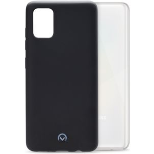 Mobilize Rubber Gelly Coque Samsung Galaxy A31 Coque arrière en TPU Souple - Matt Black