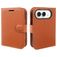 Mobigear Classic Housse iPhone Duo Etui Porte-Monnaie - Marron