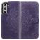 Mobigear Mandala Housse Samsung Galaxy S21 FE Etui Porte-Monnaie - Violet