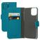 Mobiparts Saffiano Wallet Housse iPhone 11 Pro Etui Porte-Monnaie - Turquoise