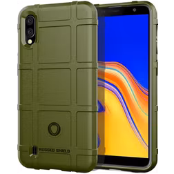 Mobigear Rugged Shield Coque Samsung Galaxy A01 Core Coque arrière en TPU Souple Anti-Chocs - Vert