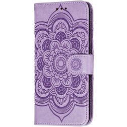 Mobigear Mandala Housse Huawei P40 Etui Porte-Monnaie - Violet