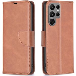 Mobigear Excellent Housse Samsung Galaxy S25 Ultra Etui Porte-Monnaie - Marron