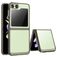 Mobigear Crystal Samsung Galaxy Z Flip 5 Plastique rigide Coque arrière - Transparent / Gris