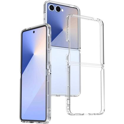 Mobigear Crystal Coque Transparente Samsung Galaxy Z Flip 8 Coque arrière Rigide - Transparent