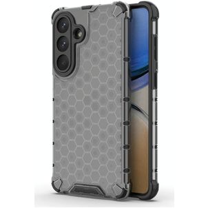 Mobigear Honeycomb Coque Samsung Galaxy S26 Plus Coque arrière Rigide Anti-Chocs - Noir