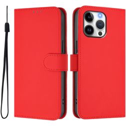Mobigear Urban Wallet iPhone 16 Pro Max Étui Portefeuille - Rouge