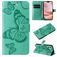 Mobigear Butterfly Housse iPhone 16 Plus Etui Porte-Monnaie - Vert