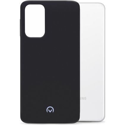 Mobilize Rubber Gelly Coque Samsung Galaxy A32 5G Coque arrière en TPU Souple - Matt Black