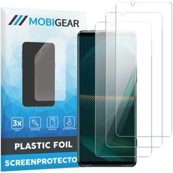 Mobigear Sony Xperia 5 III Protection d'écran Film - Compatible Coque (Lot de 3)