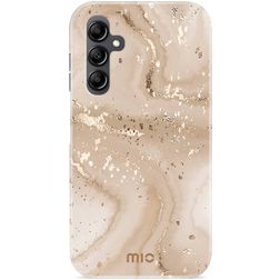 MIO Samsung Galaxy A14 MagSafe Plastique rigide Coque arrière - Gold Marble