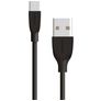Mobiparts - Câble USB-A vers USB-C 2 mètres - Noir