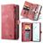 Caseme 008 Housse Samsung Galaxy S20 Plus Etui avec Coque Détachable Porte-Monnaie - Rouge