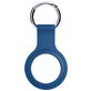 Xccess Keychain Coque Apple AirTag Porte-clés en Silicone Souple - Bleu