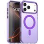 Mobigear Shockproof Coque iPhone 18 Pro MagSafe Coque arrière Rigide - Violet