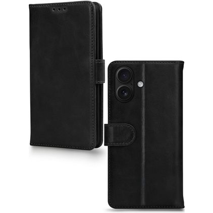Mobilize Premium Gelly Housse iPhone 17 Etui Porte-Monnaie - Noir
