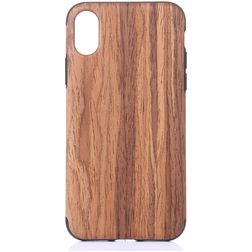 Mobigear Nature Coque iPhone XS Max Coque arrière en TPU Souple - Padauk