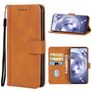 Mobigear Wallet Housse Vivo X80 Pro Etui Porte-Monnaie - Marron