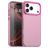 Mobigear Crystal iPhone 18 Pro Max Plastique rigide Coque arrière - Rouge