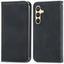 Mobigear Retro Slim Housse Samsung Galaxy S25 Etui Porte-Monnaie - Noir