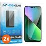 Mobigear iPhone 14 Plus Verre trempé Protection d'écran - Compatible Coque (Lot de 2)