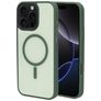 Mobiparts Hardcover Coque iPhone 16 Pro Max MagSafe Coque arrière Rigide - Satin Green