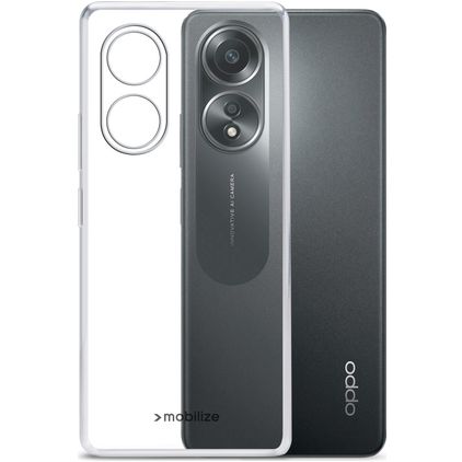 Mobilize Gelly Coque Transparente OPPO A58 4G Coque arrière en TPU Souple - Transparent