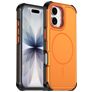 Mobigear Airbag Shockproof Coque iPhone 17 MagSafe Coque arrière Rigide Anti-Chocs - Orange