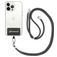 Mobigear Lanyard - Cordon de téléphone universel ajustable - Gris