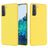 Mobigear Rubber Touch Coque Samsung Galaxy S21 Coque arrière en Silicone - Jaune