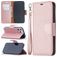 Mobigear Excellent Housse iPhone 12 Pro Etui Porte-Monnaie - Rose doré