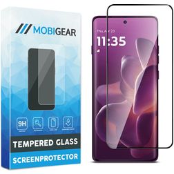 Mobigear Premium Motorola Edge 60 Pro Verre trempé Protection d'écran - Compatible coque - Noir