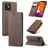 Caseme 013 Housse iPhone 12 Etui Porte-Monnaie - Marron