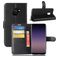 Mobigear Classic Housse Samsung Galaxy A8 (2018) Etui Porte-Monnaie - Noir