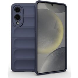 Mobigear Bumpy Coque Samsung Galaxy S25 Edge Coque arrière en TPU Souple - Dark Blue