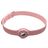 Mobigear Coque Silicone souple Collier pour Apple AirTag - 23,5 - 47,5 cm - Rose
